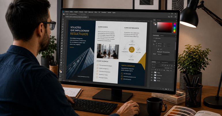 canva para gráfica — Photoshop